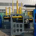 Verticale hydraulische kartonnen balende persmachine semi automatisch afvalpapier hydraulische balermachine